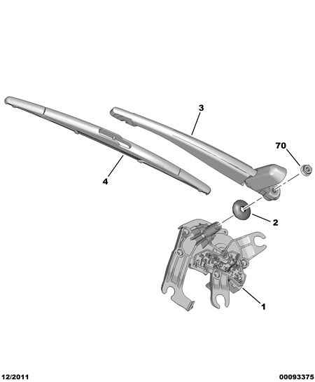 PEUGEOT (DF-PSA) 16 083 962 80 - Lamela stergator parts5.com