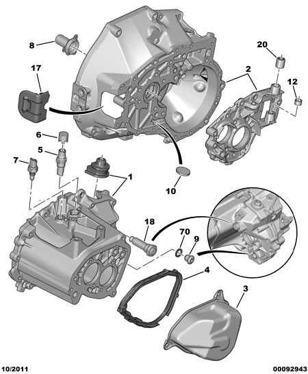 DS 2105 38 - Guide Tube, clutch parts5.com