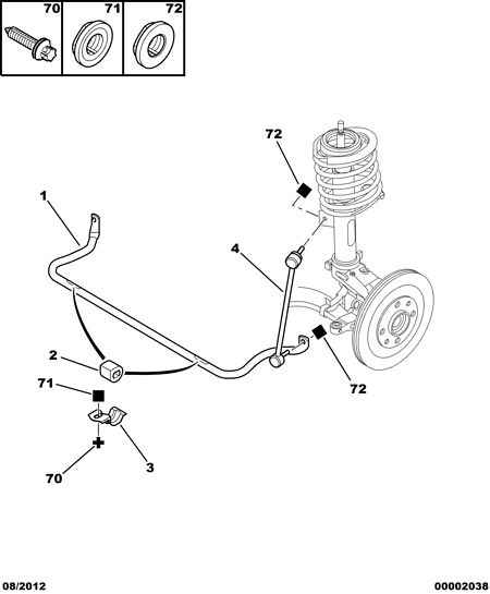 CITROËN 5087 59 - Rod / Strut, stabiliser parts5.com