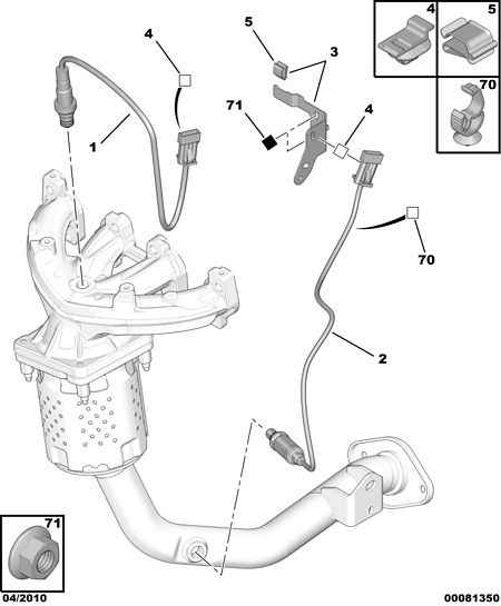 PEUGEOT 1618 R0 - Lambda andur parts5.com