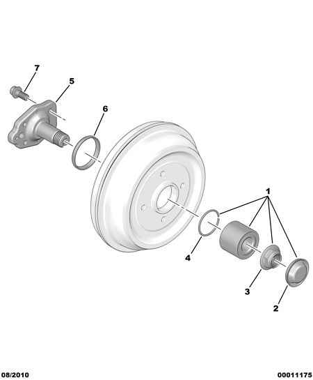 CITROËN 3748.90 - Set rulment roata parts5.com