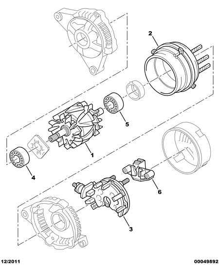 PEUGEOT 5761.86 - Regulator, alternator parts5.com