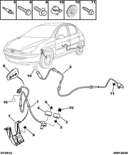 PEUGEOT 4545.A0 - Sensor, wheel speed parts5.com