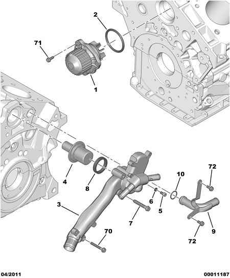 PEUGEOT 1201.F6 - Veepump parts5.com