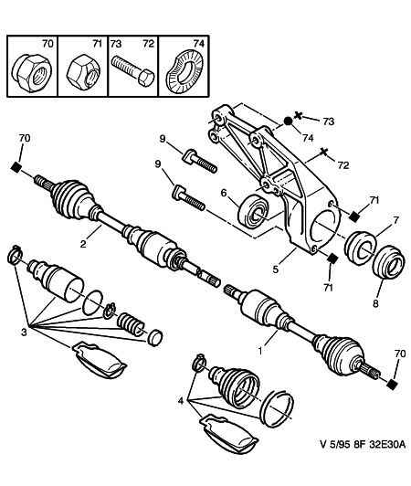 PEUGEOT 3272.R9 - Árbol de transmisión parts5.com