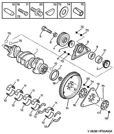 PEUGEOT 0515.H6 - Belt Pulley, crankshaft parts5.com