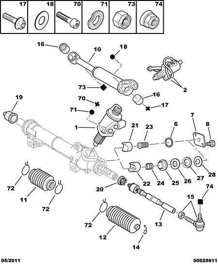 CITROËN 4059 06 - Holkki, ohjausakseli parts5.com