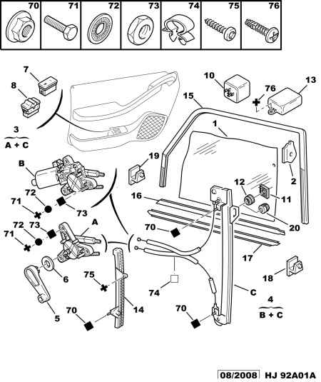 CITROËN 9221 K9 - Window Regulator parts5.com