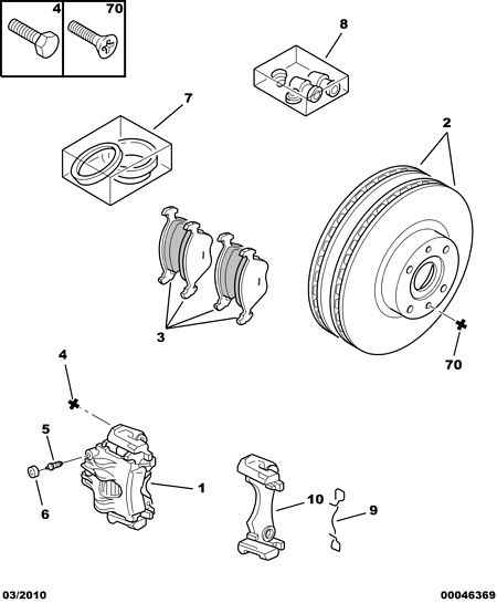 CITROËN 4251 42 - Fren balata seti, diskli fren parts5.com