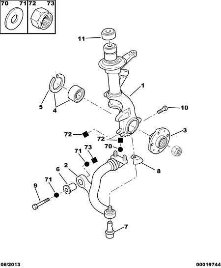 CITROËN 3520 92 - Wahacz, zawieszenie koła parts5.com