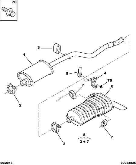 CITROËN 1755 66 - Čaura ležaja, stabilizator parts5.com