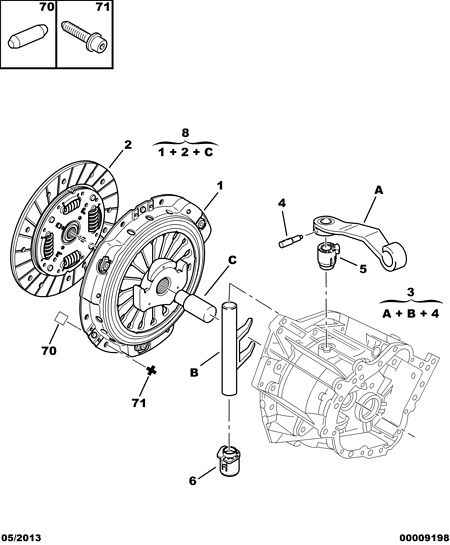 CITROËN 2050 S9 - Clutch Kit parts5.com