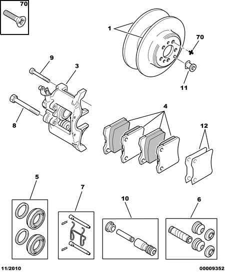 PEUGEOT 4246.T6 - Disc frana parts5.com