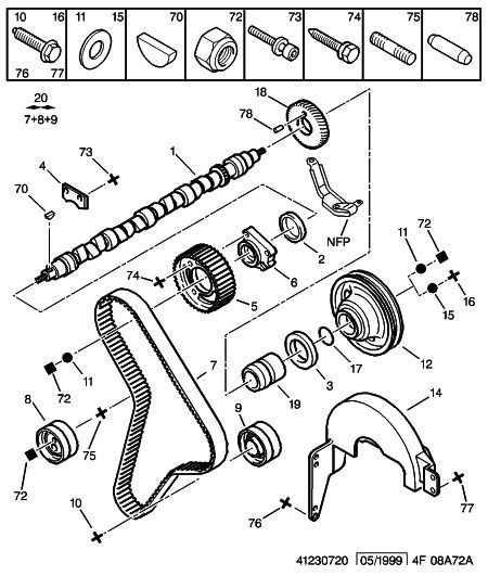 CITROËN 0830.12 - Deflection / Guide Pulley, timing belt parts5.com