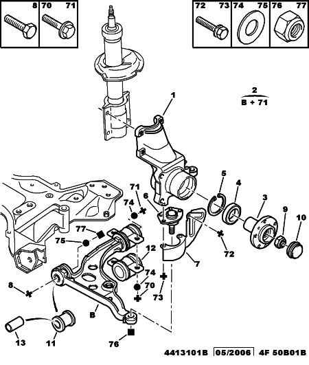 CITROËN 3346 23 - Set rulment roata parts5.com