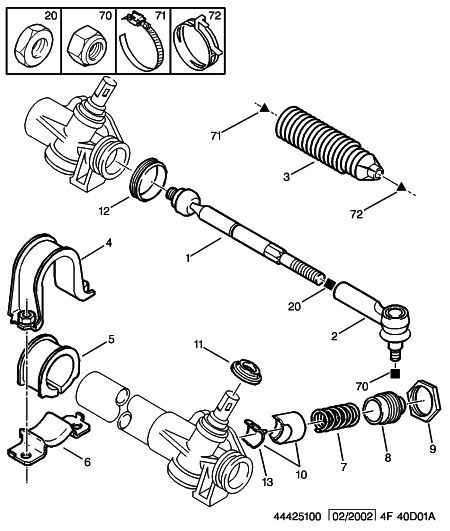 PEUGEOT 4018.A5 - Комплект пыльника, рулевое управление parts5.com