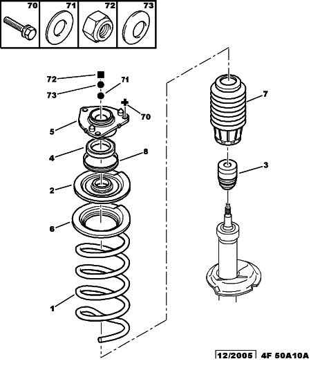 CITROËN/PEUGEOT 5038.28 - Rulment sarcina suport arc parts5.com