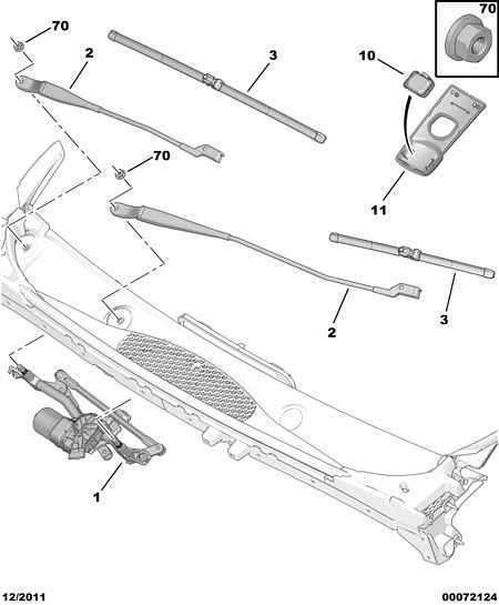 CITROËN 6423 46 - Törlőlapát parts5.com