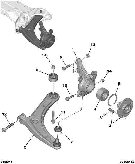 CITROËN/PEUGEOT 3714.28 - Kolesni vijak parts5.com