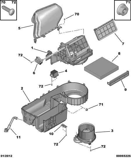 CITROËN/PEUGEOT 6441 Z4 - Ventilador habitáculo parts5.com