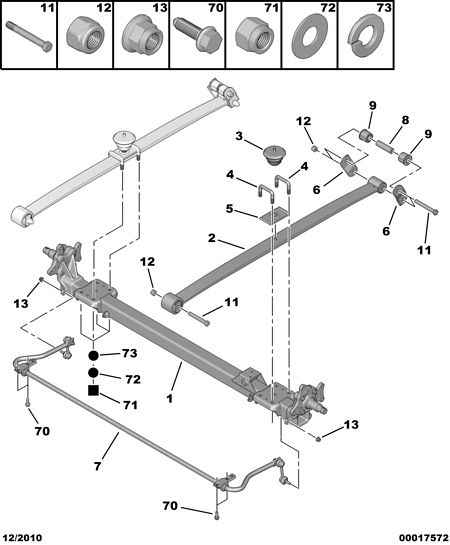 DS 5170 F5 - Bara stabilizatoare,suspensie parts5.com