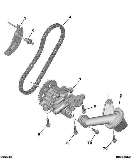 Peugeot Motorcycles 1001 E9 - Bomba de aceite parts5.com