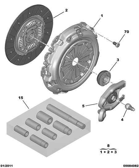 PEUGEOT 2050.R7 - Clutch Kit parts5.com