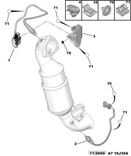 CITROËN 1618 V3 - Sonda Lambda parts5.com