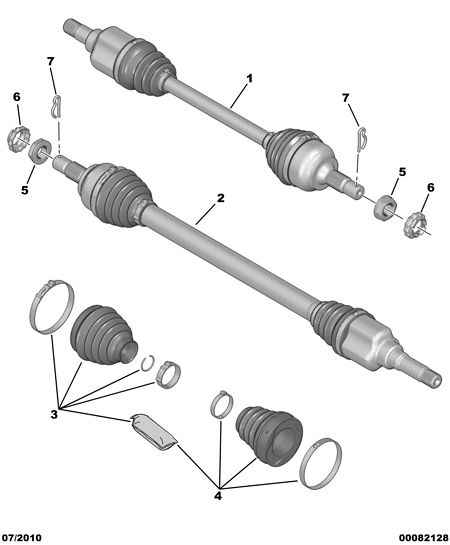 PEUGEOT 3273 KL - Joint Kit, drive shaft parts5.com