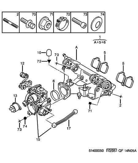 CITROËN 0348.F6 - Tesnilka, sesalni razdelilnik parts5.com