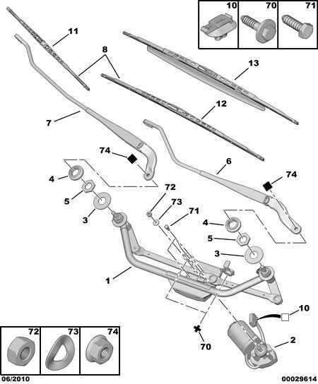 CITROËN 6426 LE - Lamela stergator parts5.com