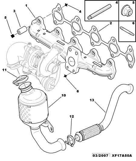 CITROËN 1713.65 - Cevne spojke, izpusna naprava parts5.com