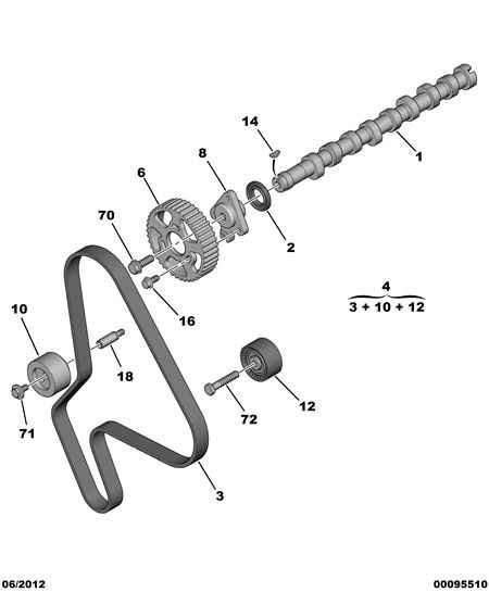 CITROËN 0829.59 - Poulie-tendeur, courroie de distribution parts5.com