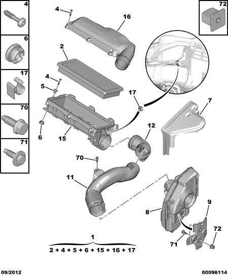 PEUGEOT (DF-PSA) 1444 TT - Air Filter parts5.com