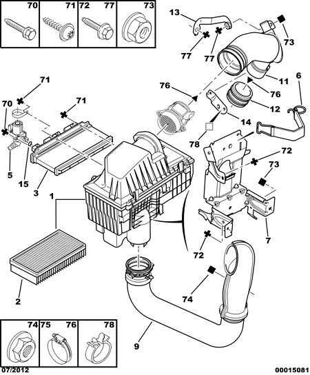 CITROËN 1444 PZ - Ilmansuodatin parts5.com