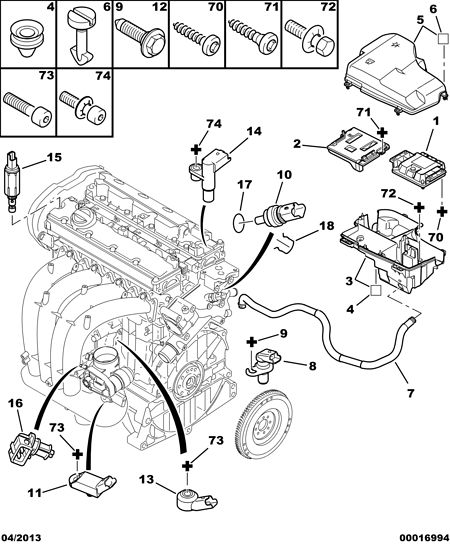 PEUGEOT 1920 8Y - Sensör, emme havası sıcaklığı parts5.com