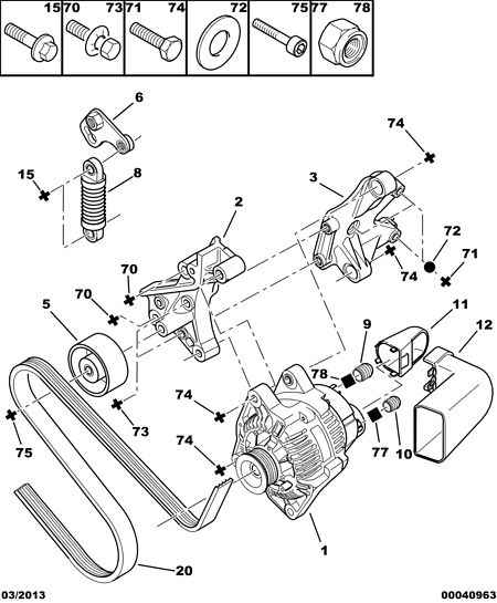 PEUGEOT 5750 VE - Curea transmisie cu caneluri parts5.com