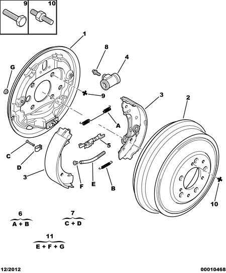 PEUGEOT 4308 64 - Tartozékkészlet, fékpofa parts5.com