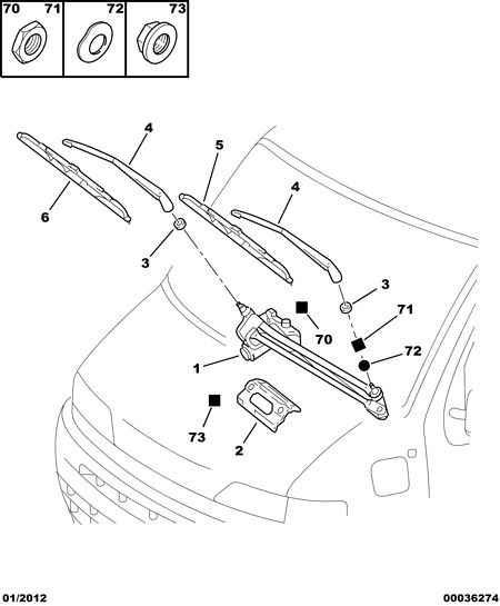 PEUGEOT 6405 L7 - Sistem stergator parbriz parts5.com