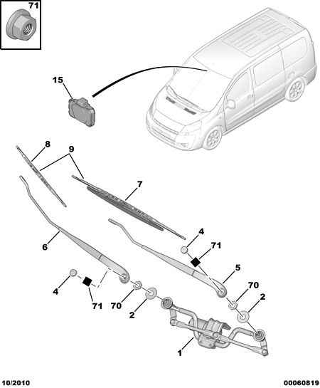 PEUGEOT (DF-PSA) 6426 WE - Перо на чистачка parts5.com