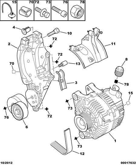 PEUGEOT 5751.F6 - Umlenk / Führungsrolle, Keilrippenriemen parts5.com