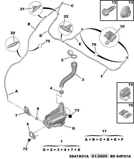 DS 6434 98 - WINDOW WASHER PUMP parts5.com