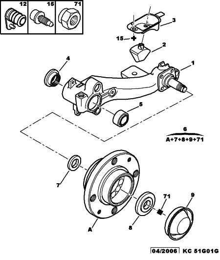 PEUGEOT 3748.79 - Komplet ležaja točka parts5.com