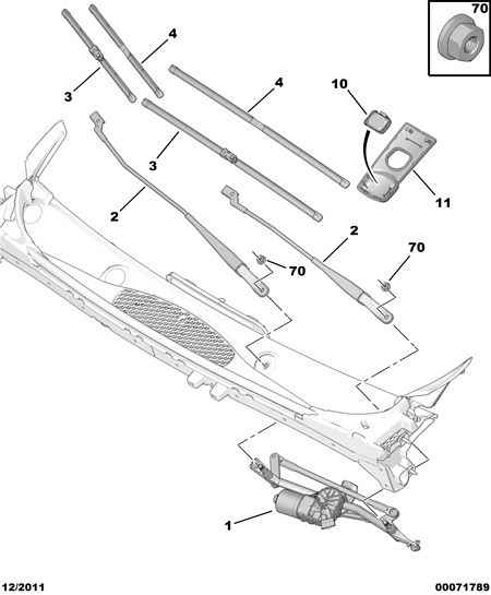 CITROËN 6423 44 - Silecek süpürgesi parts5.com