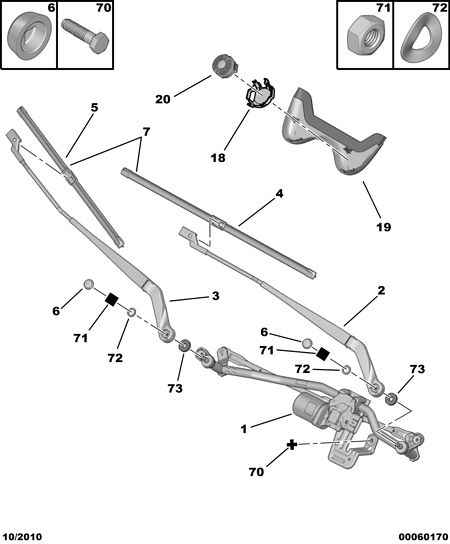 CITROËN 6405 ER - Varillaje de limpiaparabrisas parts5.com