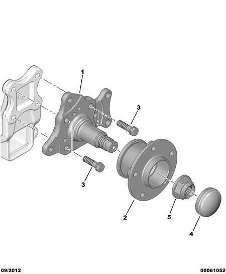 CITROËN (DF-PSA) 3701 82 - Комплект подшипника ступицы колеса parts5.com