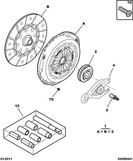 CITROËN 16 068 877 80 - Komplet sklopke parts5.com