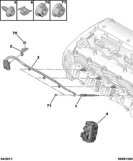 CITROËN 96 756 809 80 - Żeraviaca sviečka parts5.com