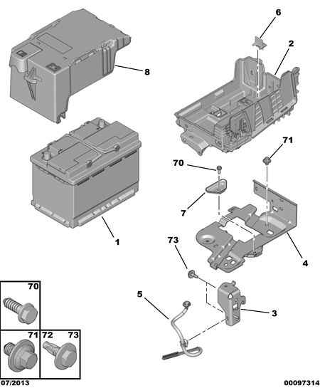 PEUGEOT 5600 VF - Starter Battery parts5.com