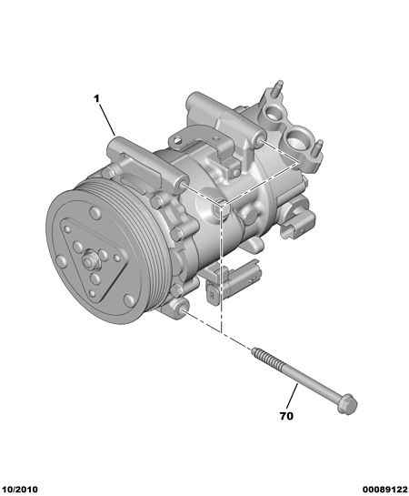 CITROËN 6487 08 - Kompresor klimatizácie parts5.com